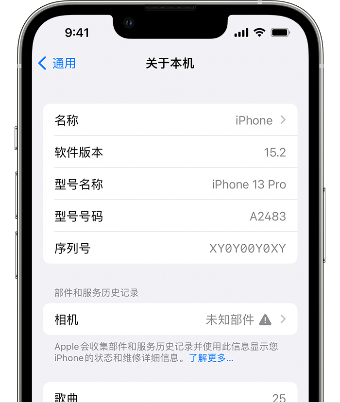 化隆苹果维修分享iPhone 出现提示相机“未知部件”是什么原因？ 