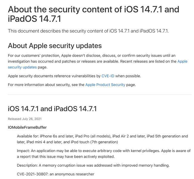 化隆苹果手机维修分享iOS 14.7.1 正式版更新内容及升级方法 